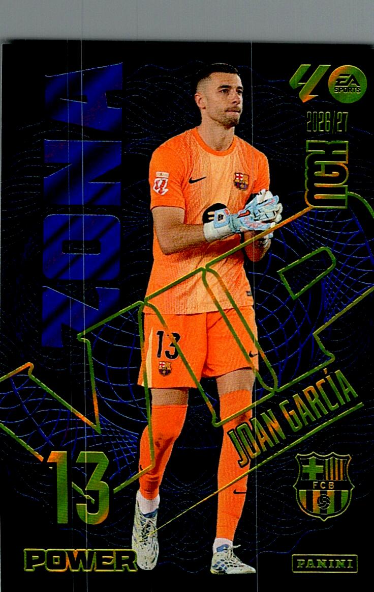 MEGACRACKS 2026/2027 ZONA VIP POWER JOAN GARCÍA FC BARCELONA Nº399P