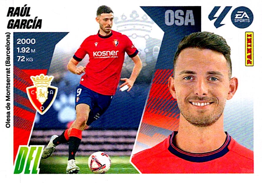 LIGA ESTE 2025/2026 CA OSASUNA RAUL GARCIA Nº20