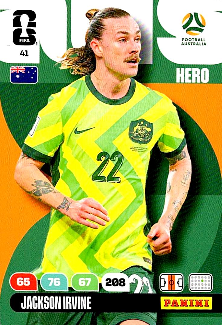 ADRENALYN WORLD CUP 2026 JACKSON IRVINE AUSTRALIA Nº41