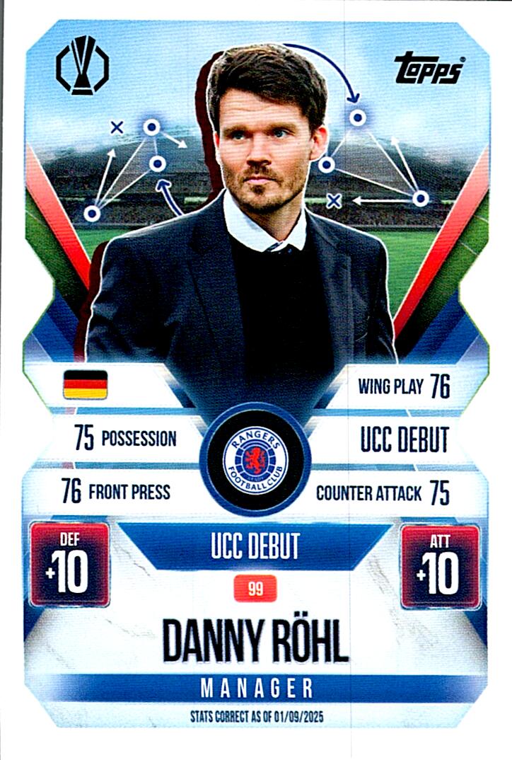 TOPPS MATCH ATTAX EXTRA 2025/26 DANNY RÖHL Nº99