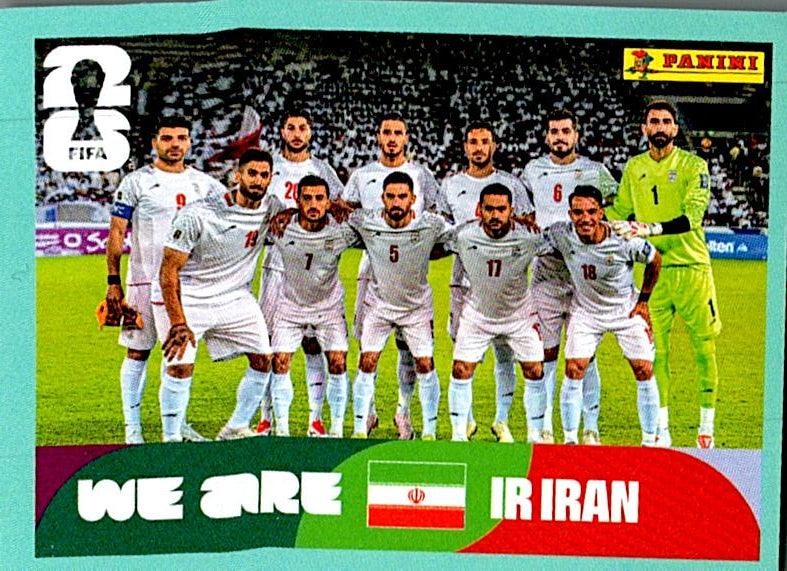 STICKERS FIFA WORLD CUP 2026 ALINEACION NºIRN 13