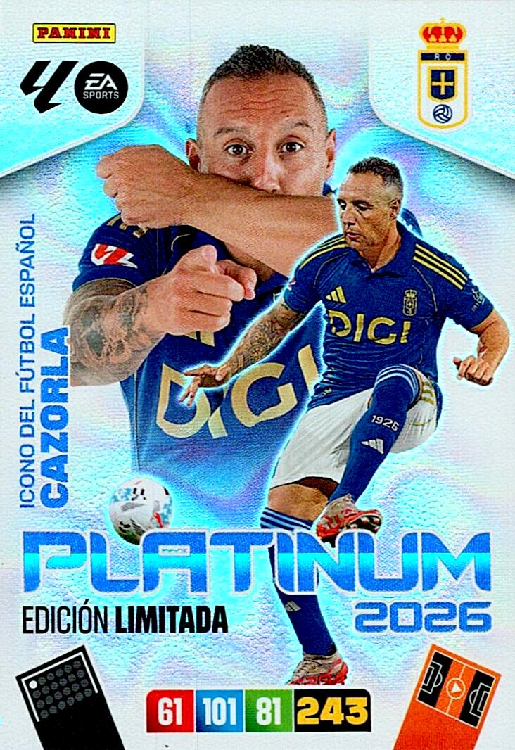 ADRENALYN LA LIGA 2025/2026 CAZORLA PLATINUM 2026 EDICION LIMITADA
