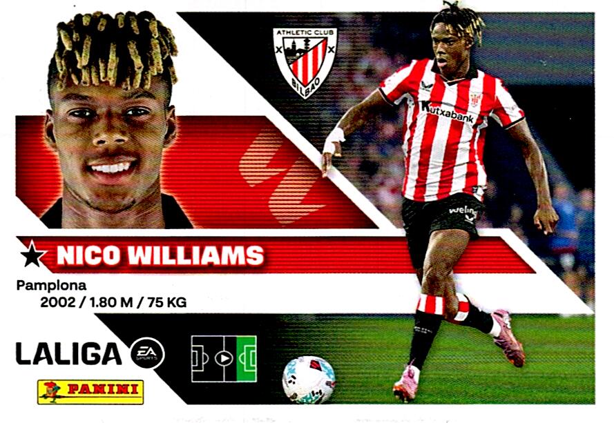 LIGA ESTE 2026/2027 NICO WILLIAMS ATHLETIC CLUB Nº18