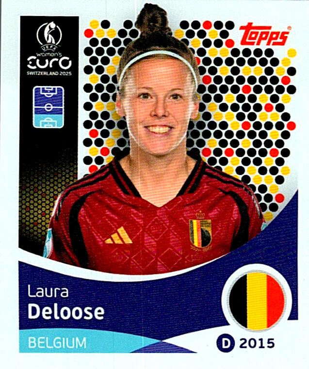 TOPPS WOMEN´S EURO SWITZERLAND 2025 LAURA DELOOSE Nº132