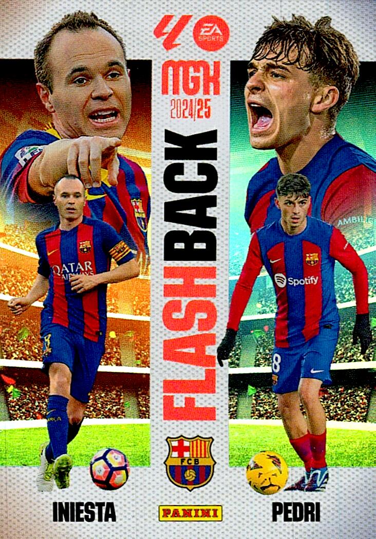 Megacracks 2024/2025 INIESTA / PEDRI FLASHBACK Nº 427
