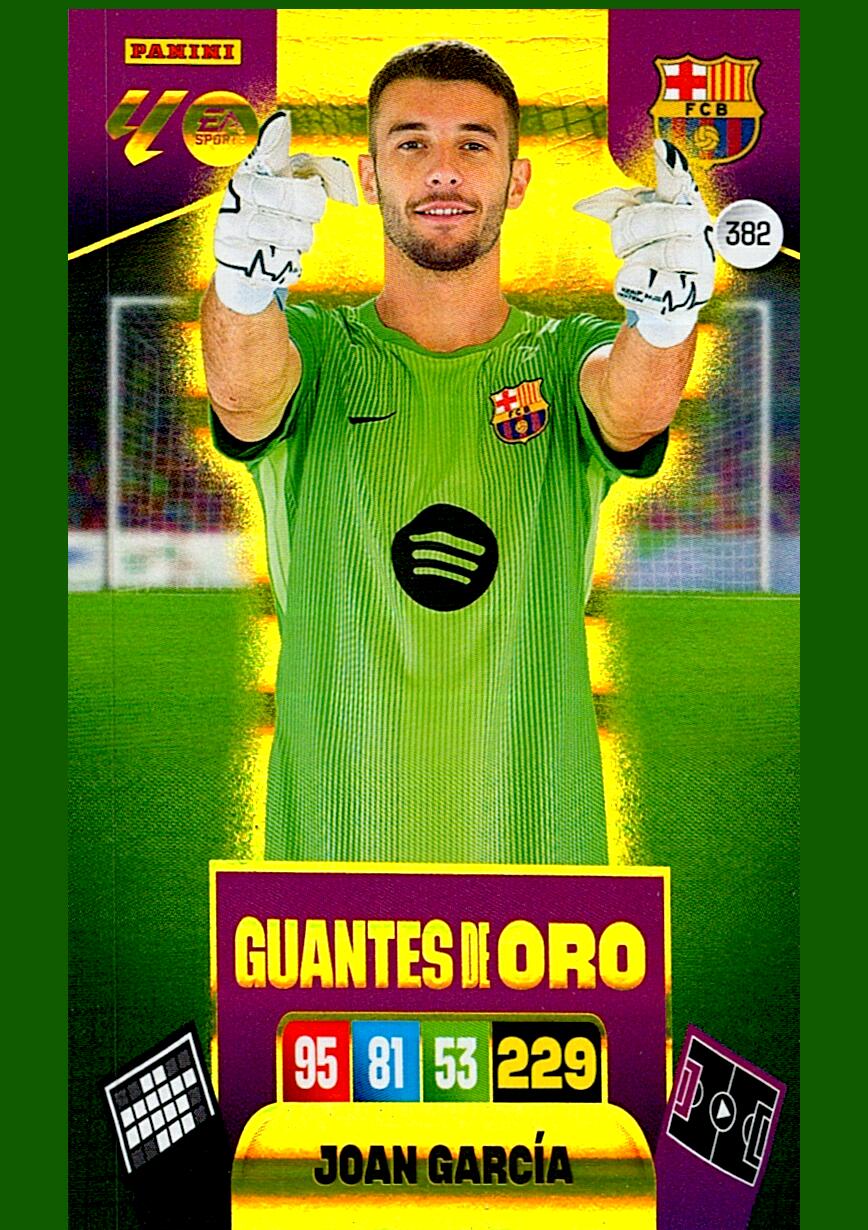 ADRENALYN LA LIGA 2025/2026 JOAN GARCIA GUANTE DE ORO Nº382
