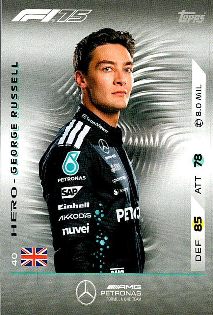 Turbo Attax 2025 GEORGE RUSSELL nº40