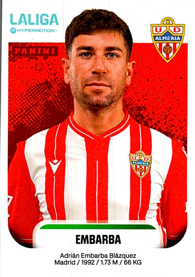 LALIGA HYPERMOTION 2025-26 EMBARBA ALMERIA Nº37