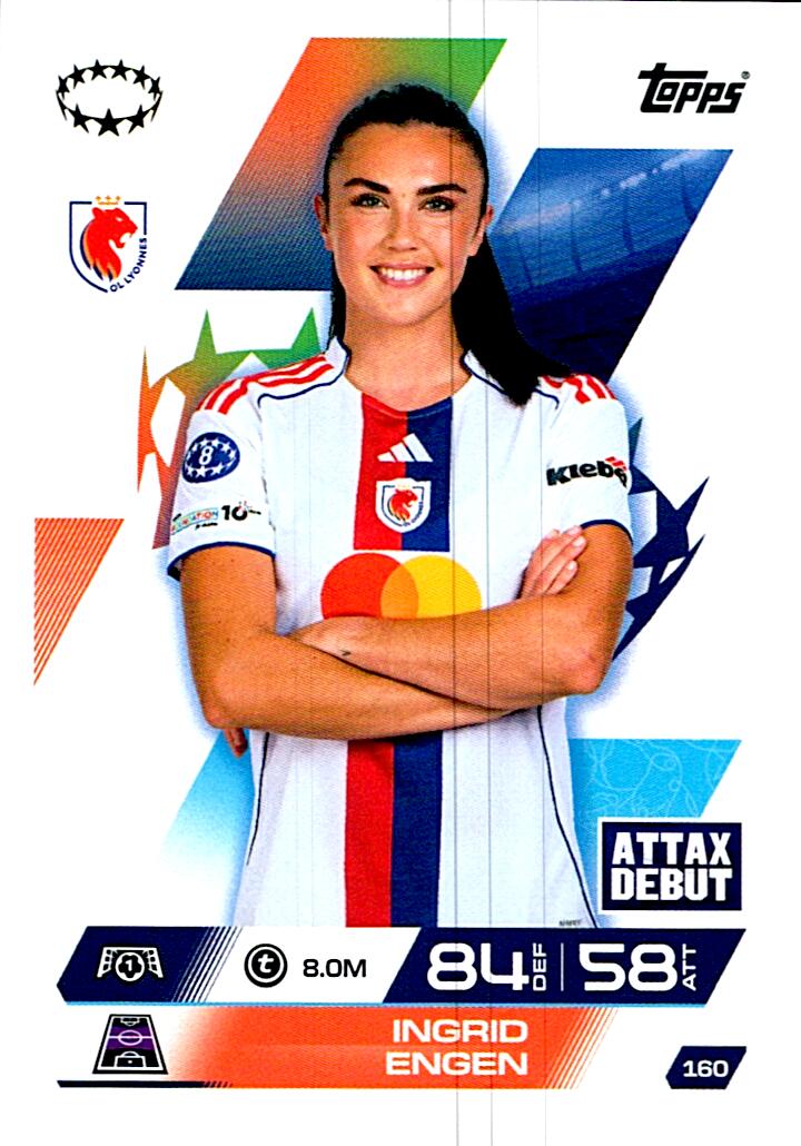 TOPPS MATCH ATTAX EXTRA 2025/26 INGRID ENGEN Nº160
