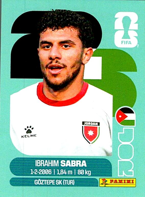STICKERS FIFA WORLD CUP 2026 IBRAHIM SABRA NºJOR 20