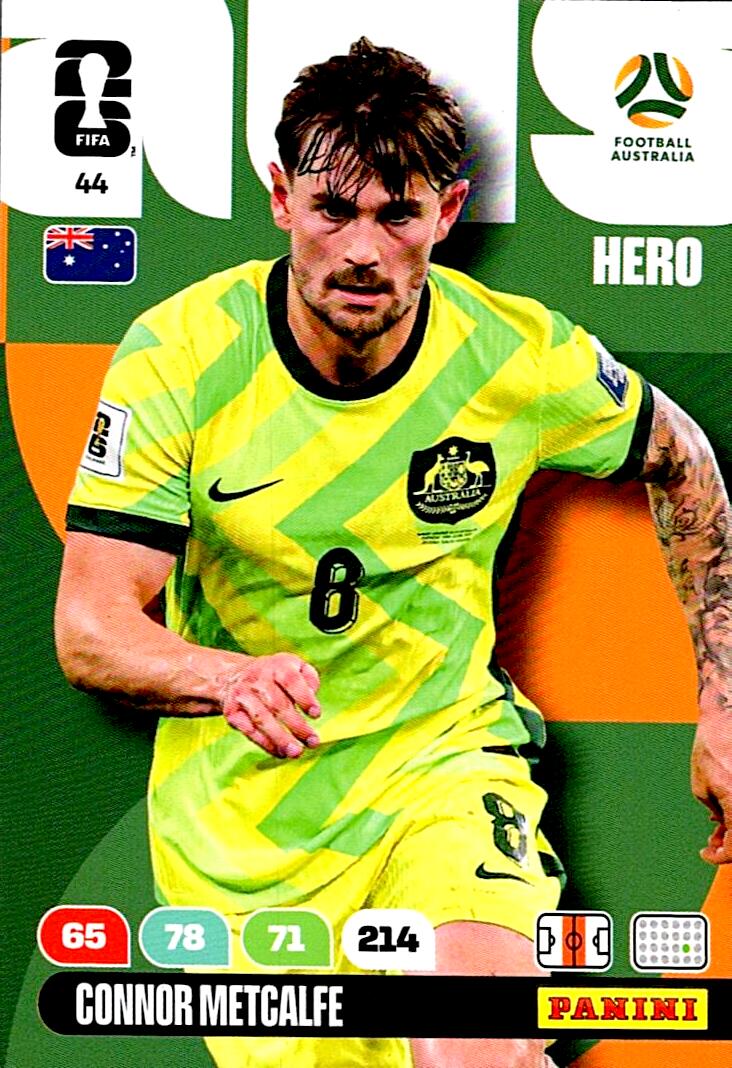 ADRENALYN WORLD CUP 2026 COONOR METCALFE AUSTRALIA Nº44