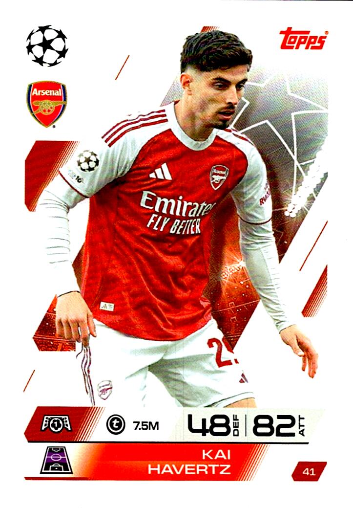 MATCH ATTAX CHAMPIONS LEAGUE 2025/2026 KAI HAVERTZ Nº41