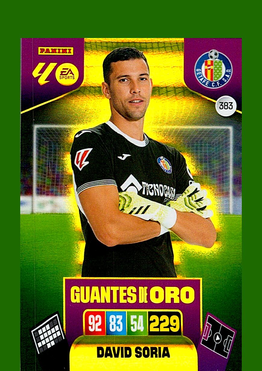 ADRENALYN LA LIGA 2025/2026 DAVID SORIA GUANTE DE ORO Nº383