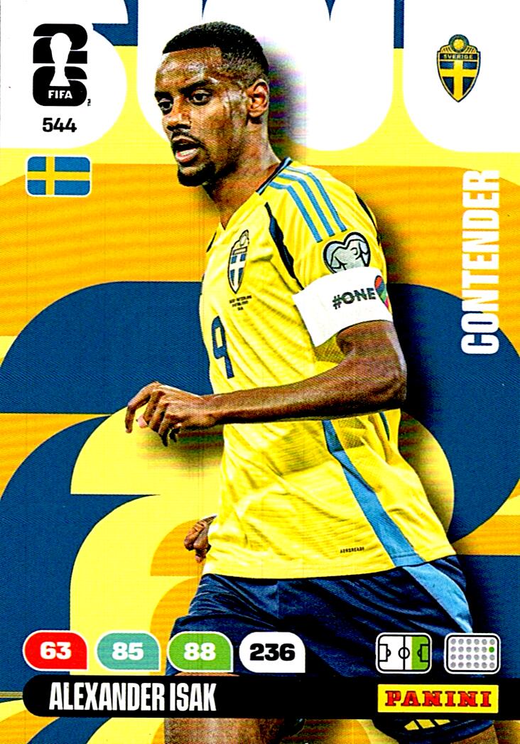 ADRENALYN WORLD CUP 2026 ALEXANDER ISAK SVERIGE Nº544