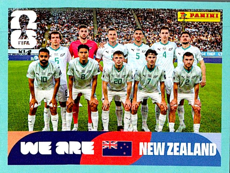 STICKERS FIFA WORLD CUP 2026 ALINEACION NºNZL 13