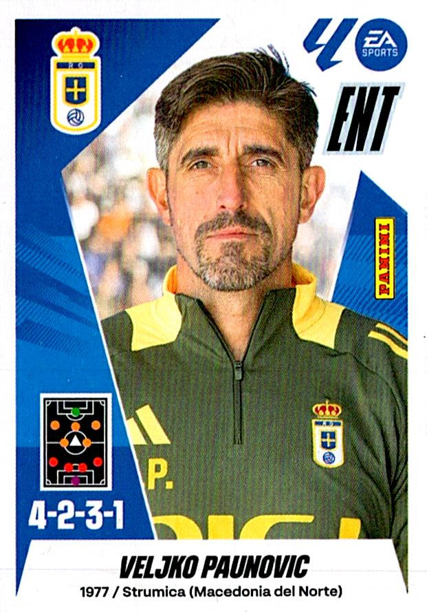 LIGA ESTE 2025/2026 REAL OVIEDO VELJKO PAUNOVIC Nº2