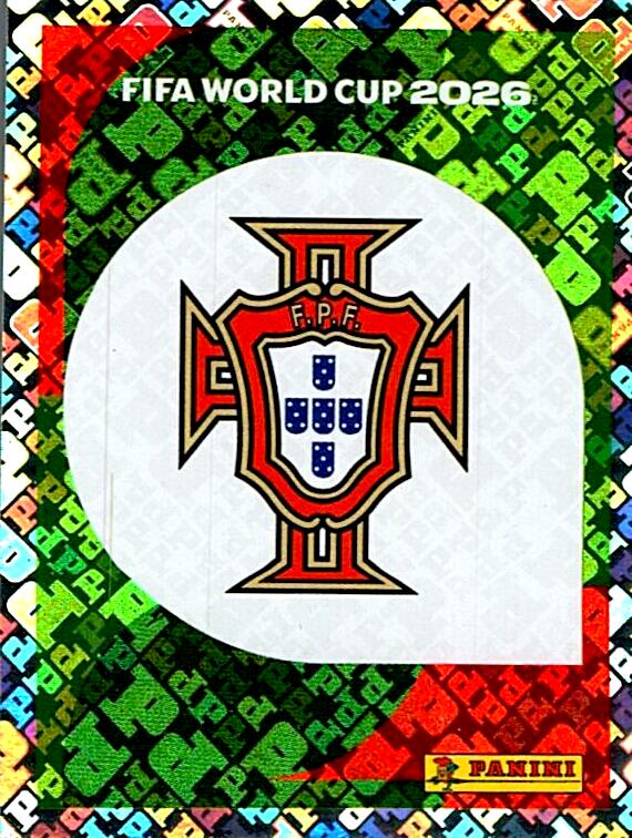 STICKERS FIFA WORLD CUP 2026 ESCUDO NºPOR 1
