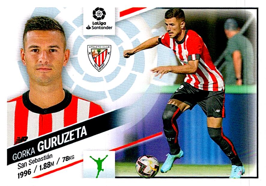 Cromo Liga Este 2022/2023 GURUZETA ULTIMO FICHAJE Nº43 CUARTA EDICION