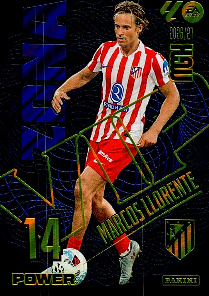 MEGACRACKS 2026/2027 ZONA VIP POWER MARCOS LLORENTE ATLÉTICO DE MADRID Nº401P