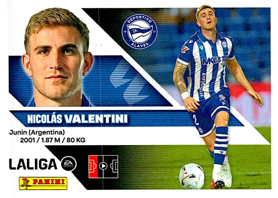 LIGA ESTE 2026/2027 VALENTINI ULTIMO FICHAJE Nº30 TERCERA EDICION