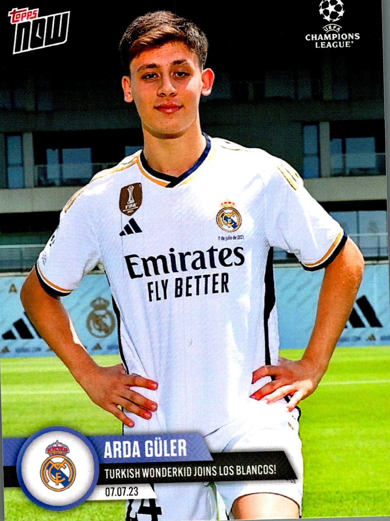 TOPPS NOW ARDA GÜLER Nº129