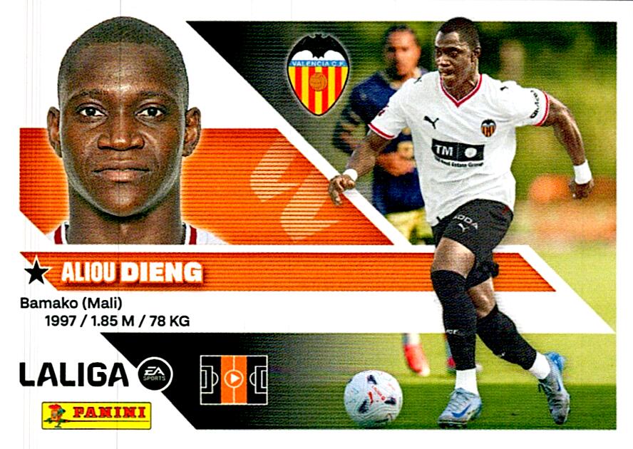 LIGA ESTE 2026/2027 DIENG VALENCIA CF COLOCA Nº16 BIS SEGUNDA EDICION