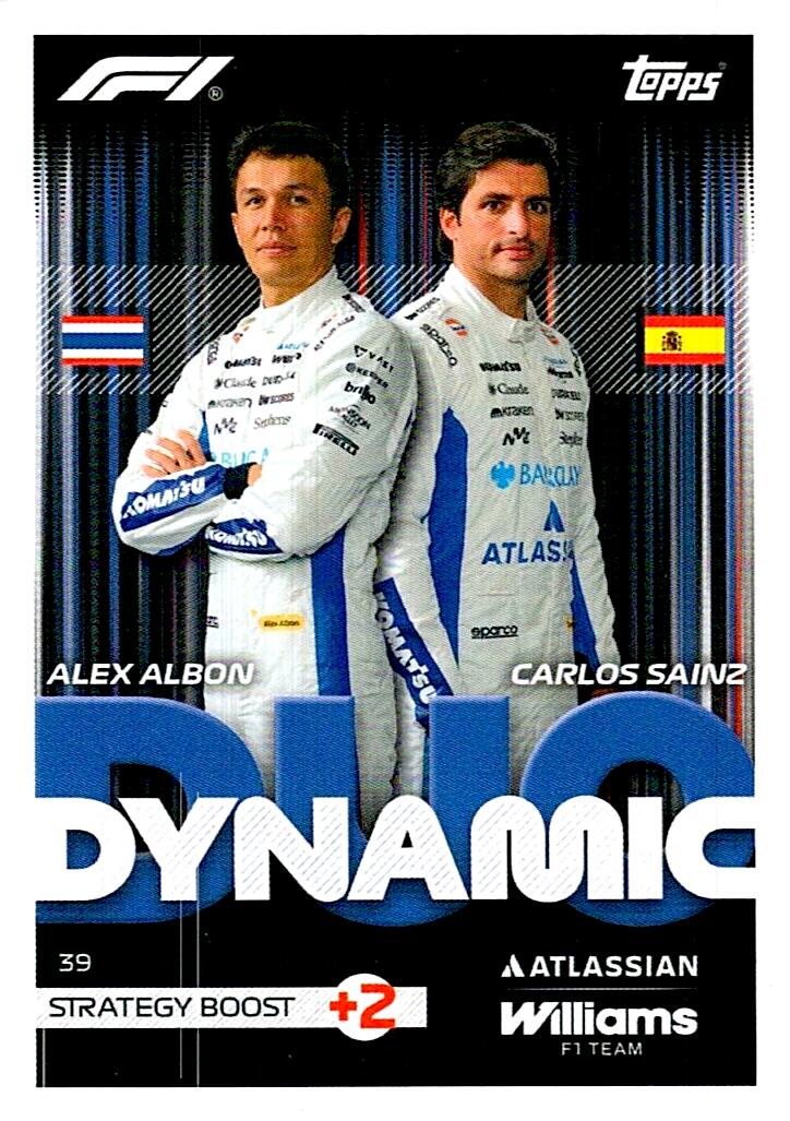 TURBO ATTAX FORMULA 1 2026 ALEX ALBON& CARLOS SAINZ Nº39
