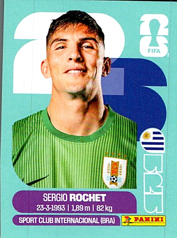 STICKERS FIFA WORLD CUP 2026 SERGIO ROCHET NºURU 2