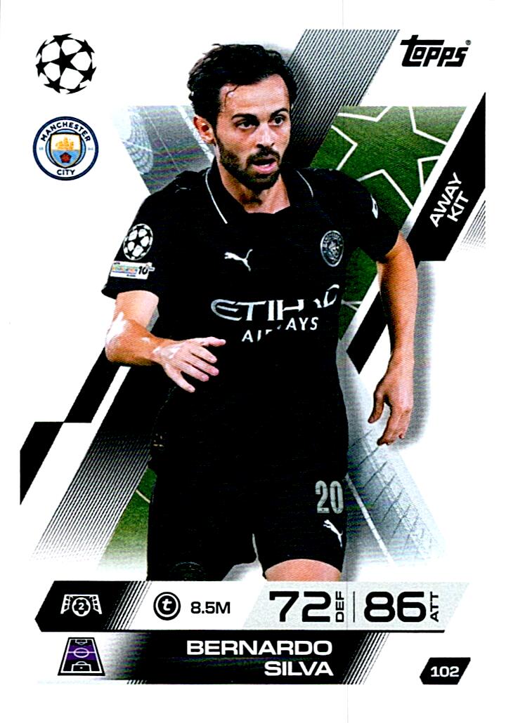 TOPPS MATCH ATTAX EXTRA 2025/26 BERNARDO SILVA Nº102