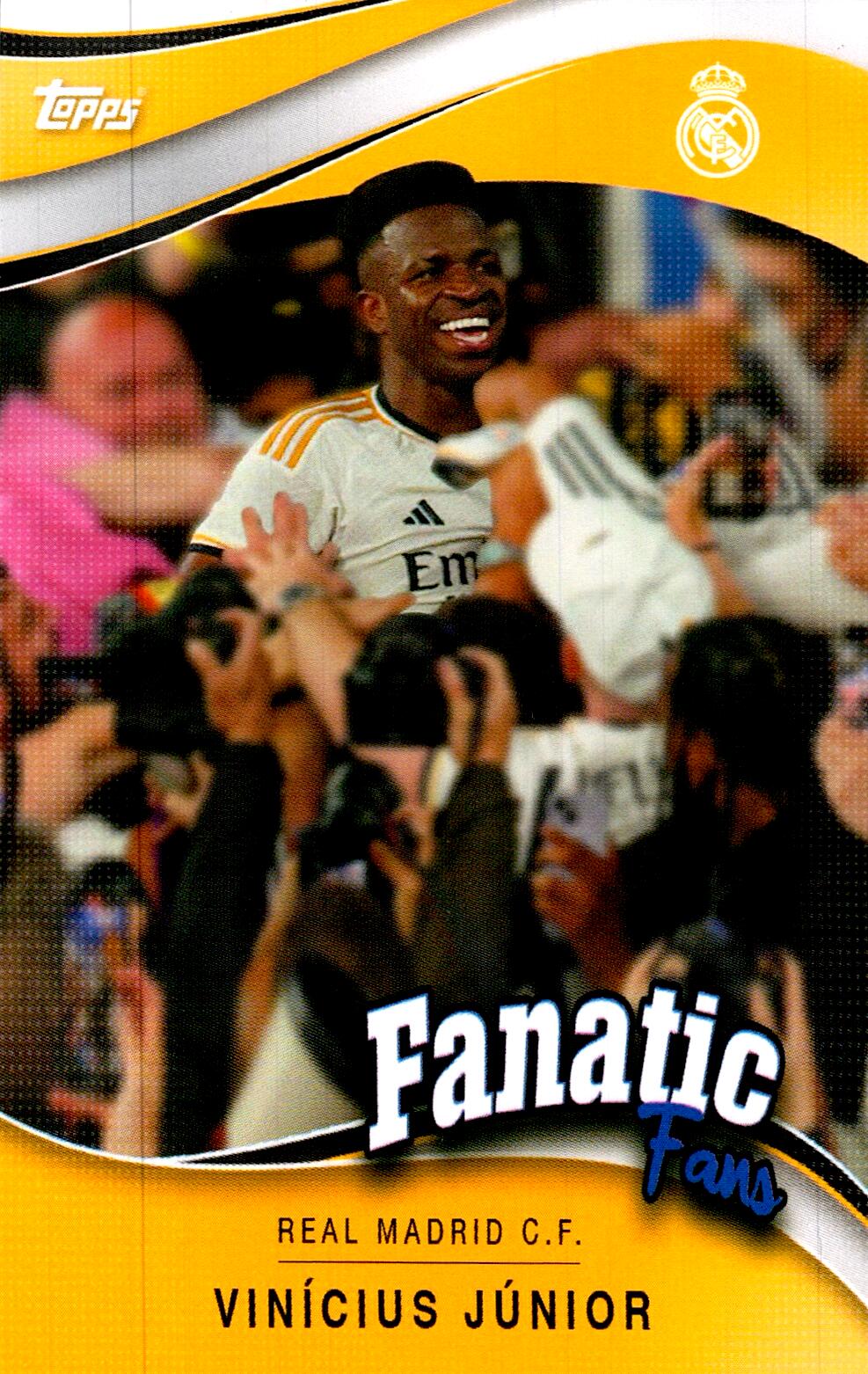 FAN SET REAL MADRID 2024/25 VINICIUS JUNIOR FANATIC FANS NºFF-2