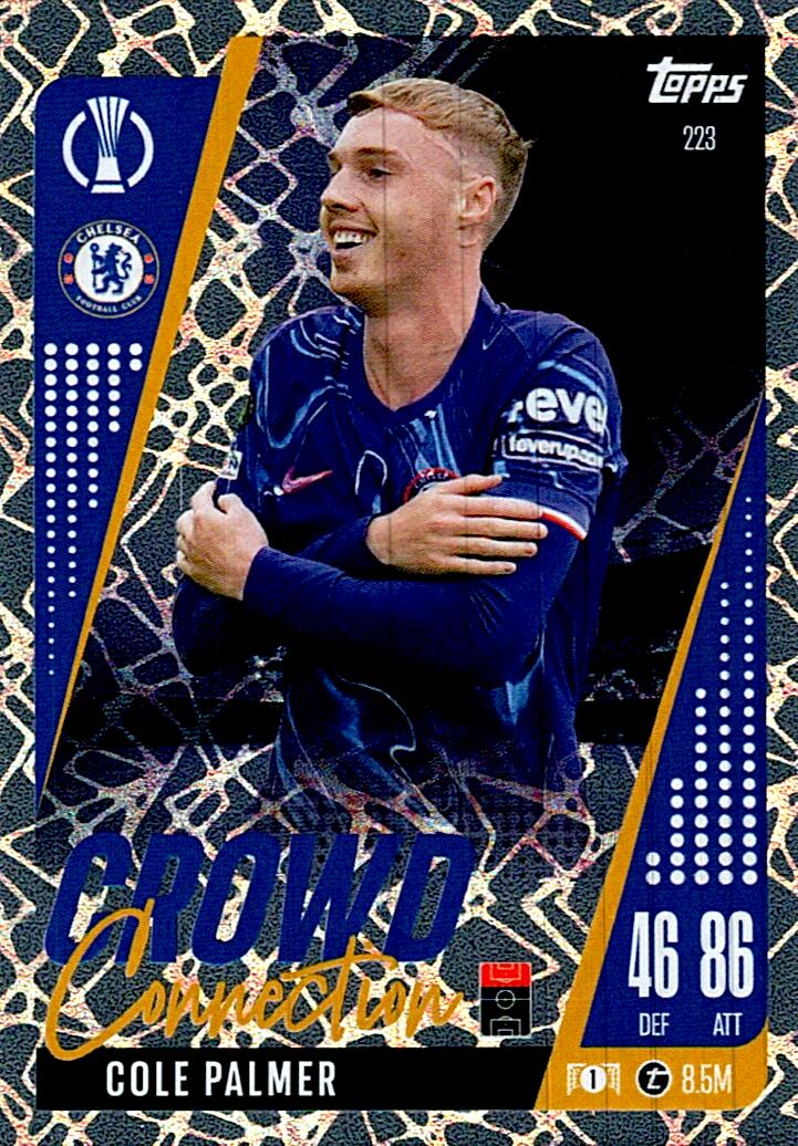 Match Attax Extra 2025 Cole Palmer Crowd Connection nº223