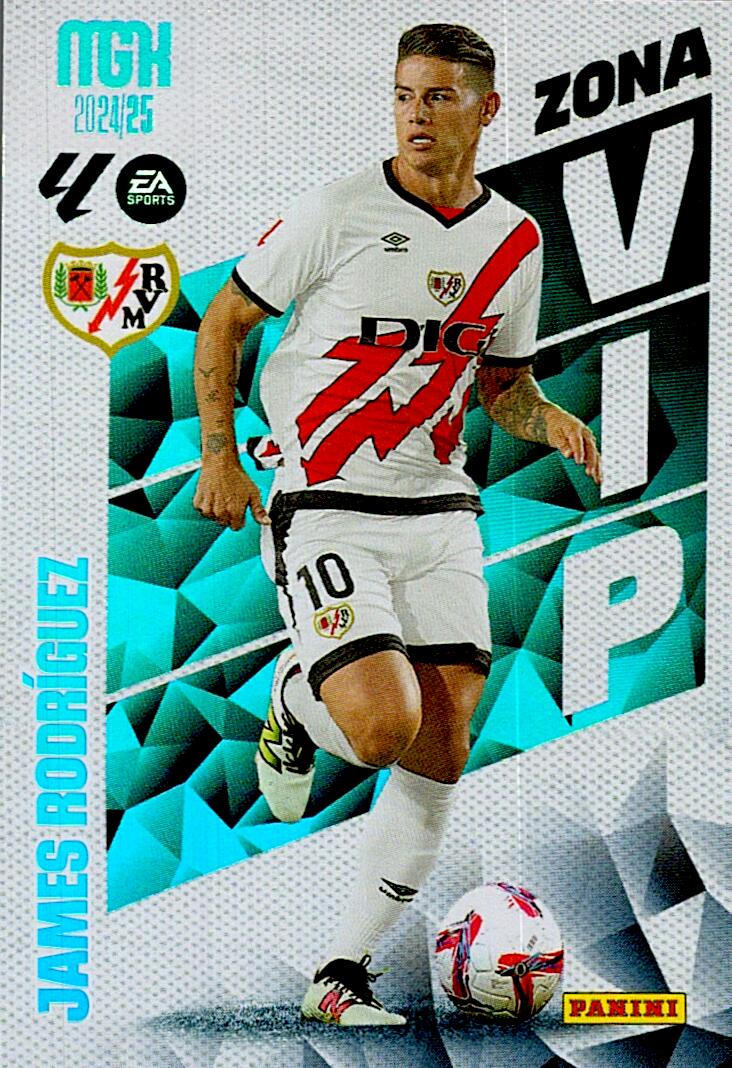 MEGACRACKS 2024/2025 JAMES RODRIGUEZ NUEVO ZONA VIP Nº504 TERCERA EDICION