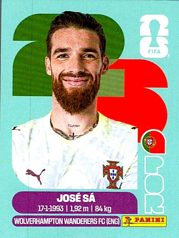 STICKERS FIFA WORLD CUP 2026 JOSE SA NºPOR 3