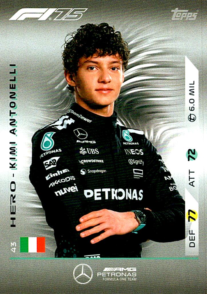 Turbo Attax 2025 KIMI ANTONELLI nº43