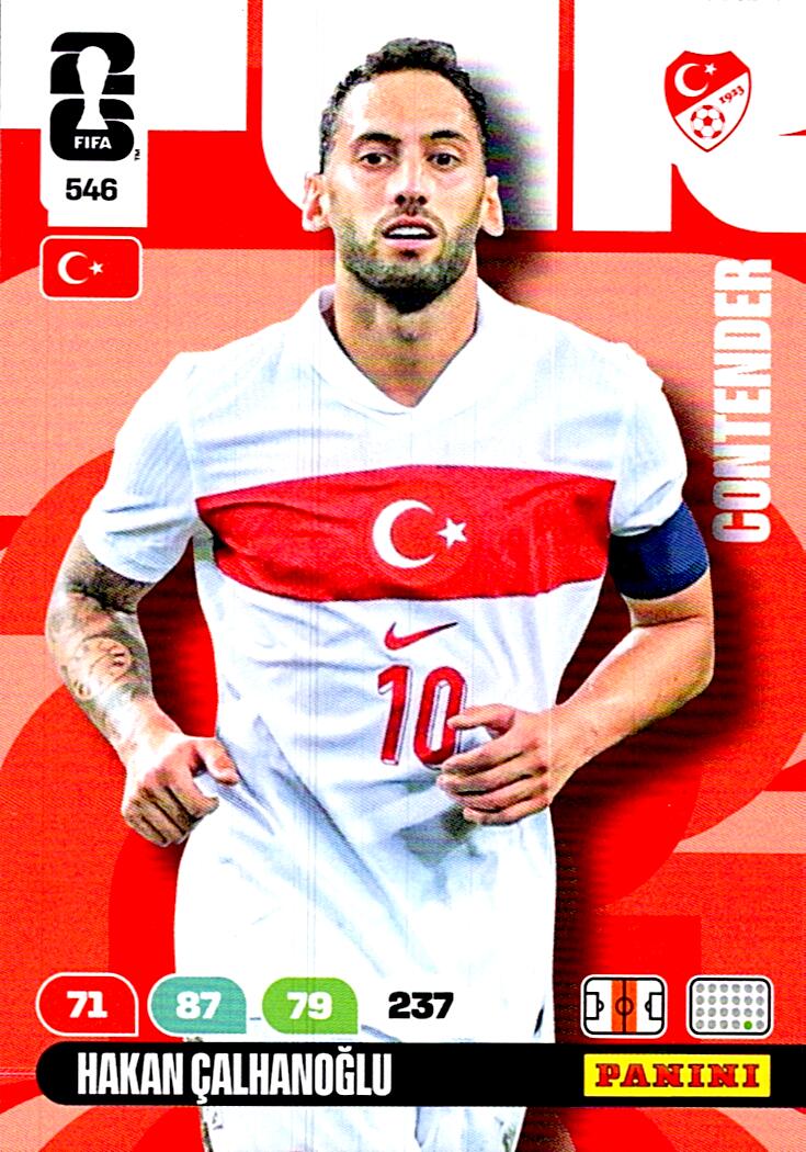 ADRENALYN WORLD CUP 2026 HAKAN CALHANOGLU TURKEY Nº546