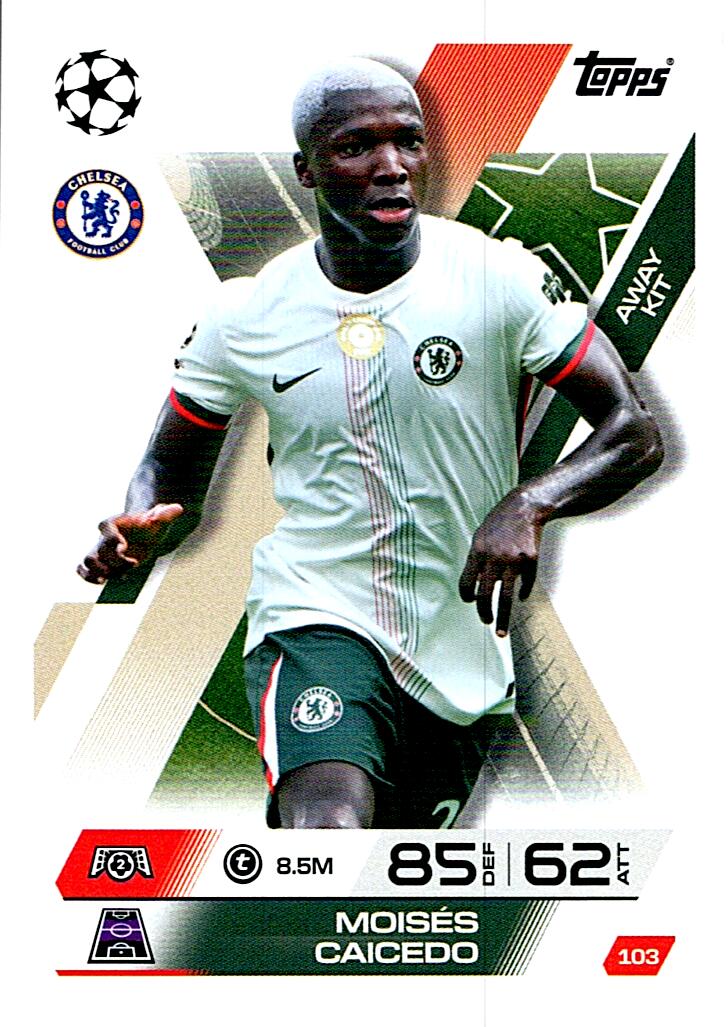 TOPPS MATCH ATTAX EXTRA 2025/26 MOISES CAICEDO Nº103