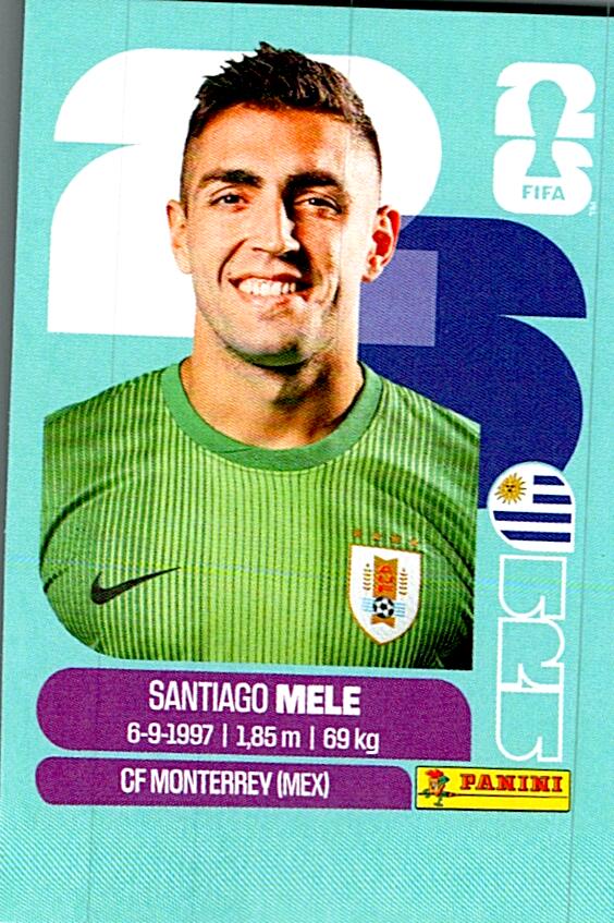 STICKERS FIFA WORLD CUP 2026 SANTIAGO MELE NºURU 3