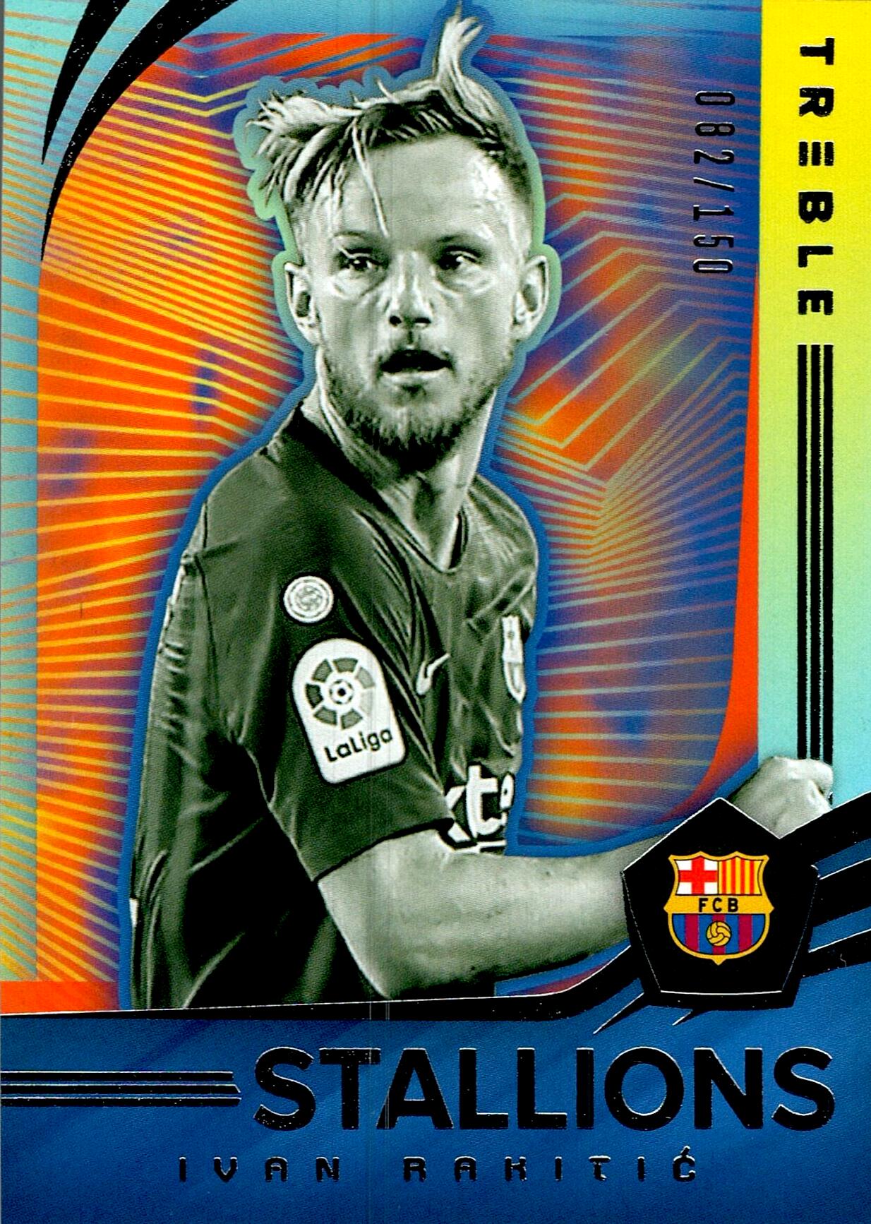 PANINI TREBLE SOCCER 2018/2019 RAKITIC NºS-4 NUMERADA /150
