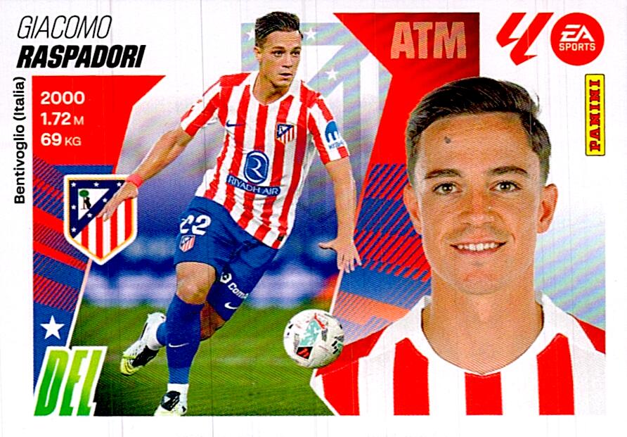 LIGA ESTE 2025/2026 RASPADORI ULTIMO FICHAJE Nº42 TERCERA EDICION