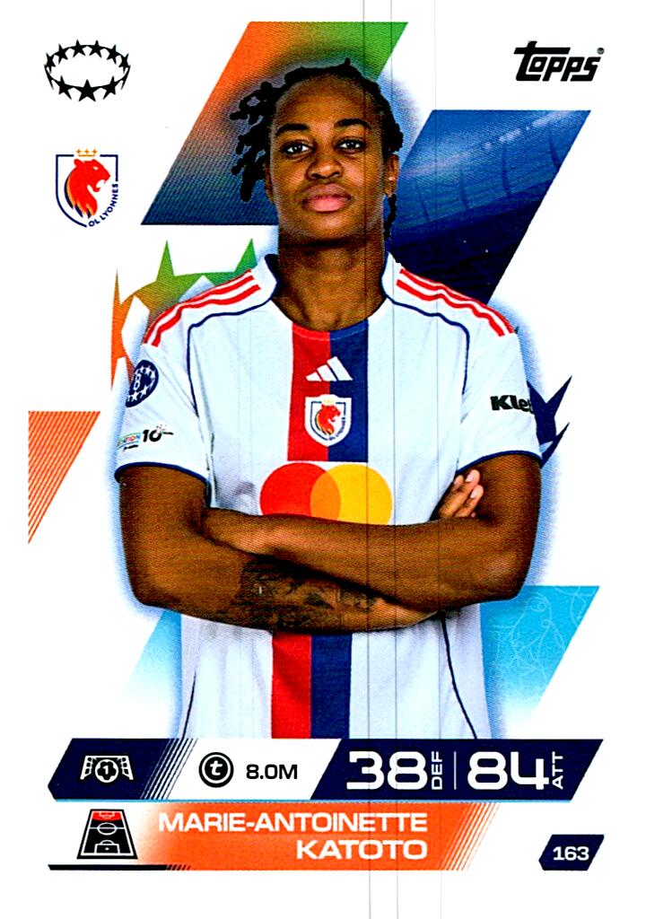 TOPPS MATCH ATTAX EXTRA 2025/26 MARIE-ANTOINETTE KATOTO Nº163