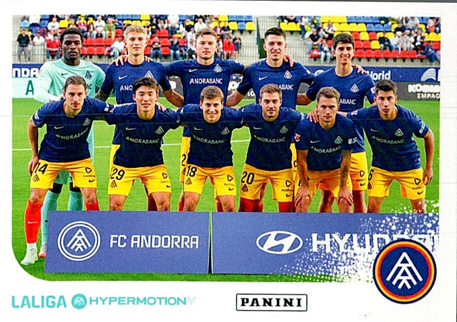 LALIGA HYPERMOTION 2025-26 ALINEACION ANDORRA Nº41