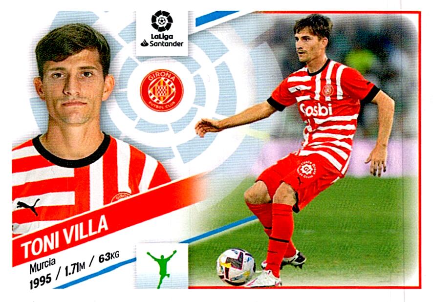 Cromo Liga Este 2022/2023 TONI VILLA ULTIMO FICHAJE Nº46 CUARTA EDICION