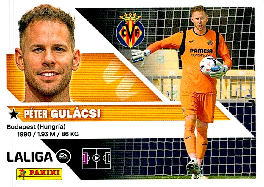 LIGA ESTE 2026/2027 GULACSI VILLARREAL CF COLOCA Nº4 BIS SEGUNDA EDICION