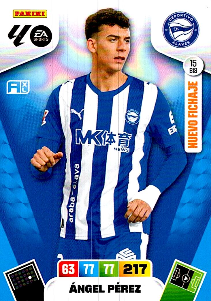 ADRENALYN LA LIGA 2025/2026 ANGEL PEREZ NUEVO FICHAJE Nº15 BIS