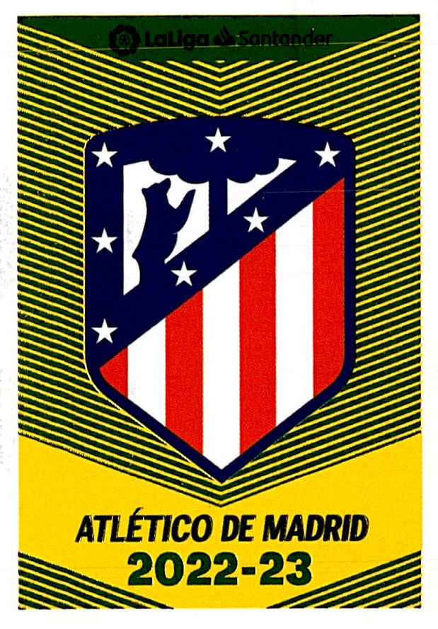 Cromo Liga Este 2022/2023 ESCUDO ATLETICO DE MADRID Nº1