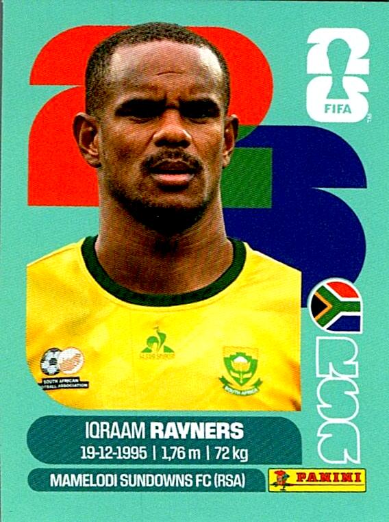 STICKERS FIFA WORLD CUP 2026 IQRAAM RAYNERS NºRSA 18
