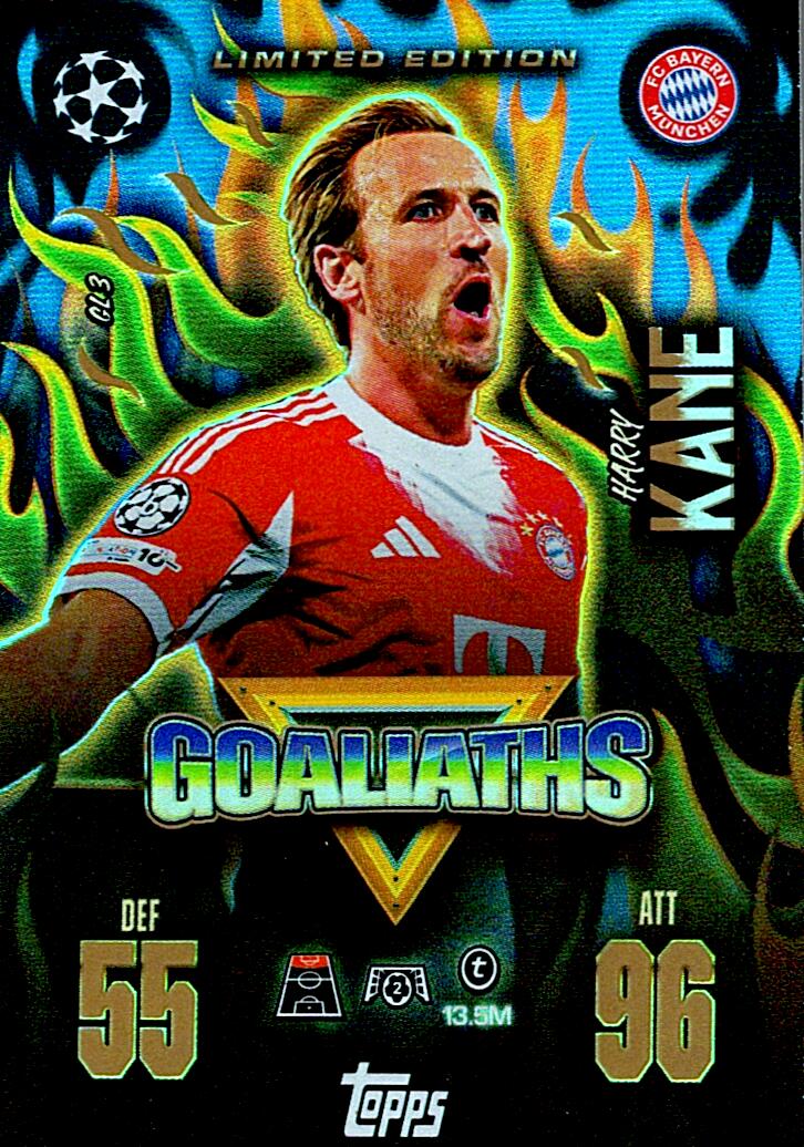 TOPPS MATCH ATTAX EXTRA 2025/26 HARRY KANE GOALIATHS NºGL3