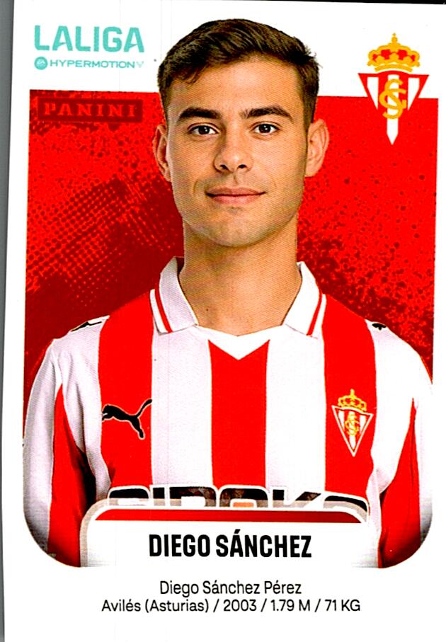 LALIGA HYPERMOTION 2025-26 DIEGO SANCHEZ SPORTING Nº371