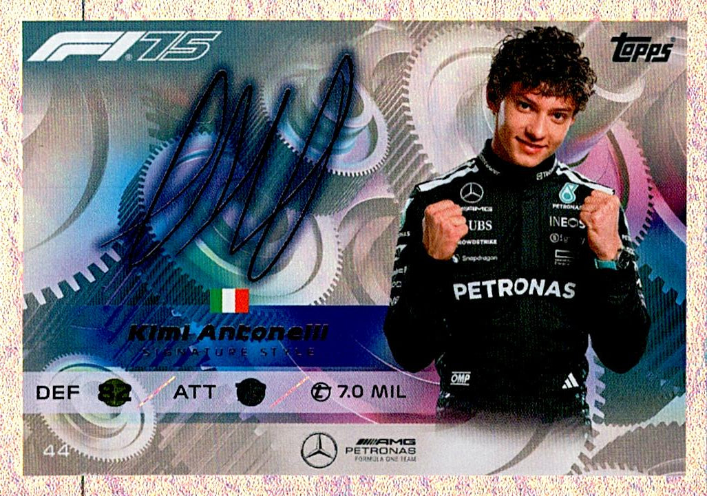 Turbo Attax 2025 KIMI ANTONELLI AUTO nº44