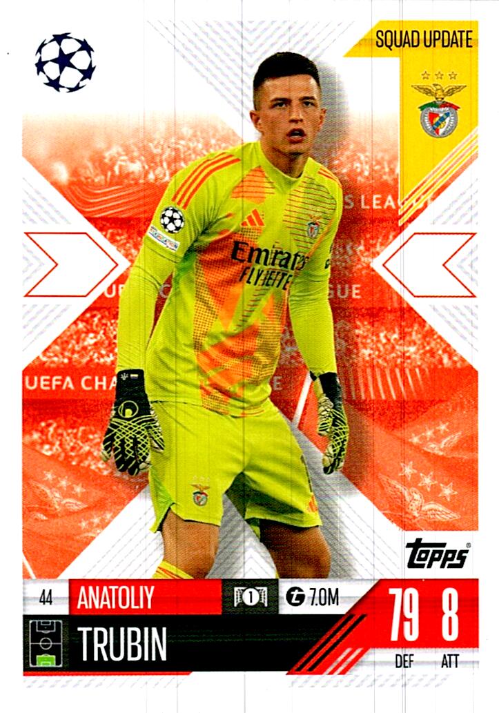 Match Attax Extra 2025 Anatoliy Trubin nº44